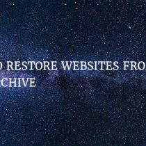 How to Restore Websites from the Web Archive